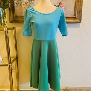 LulaRue - Turquoise and Blue Dress